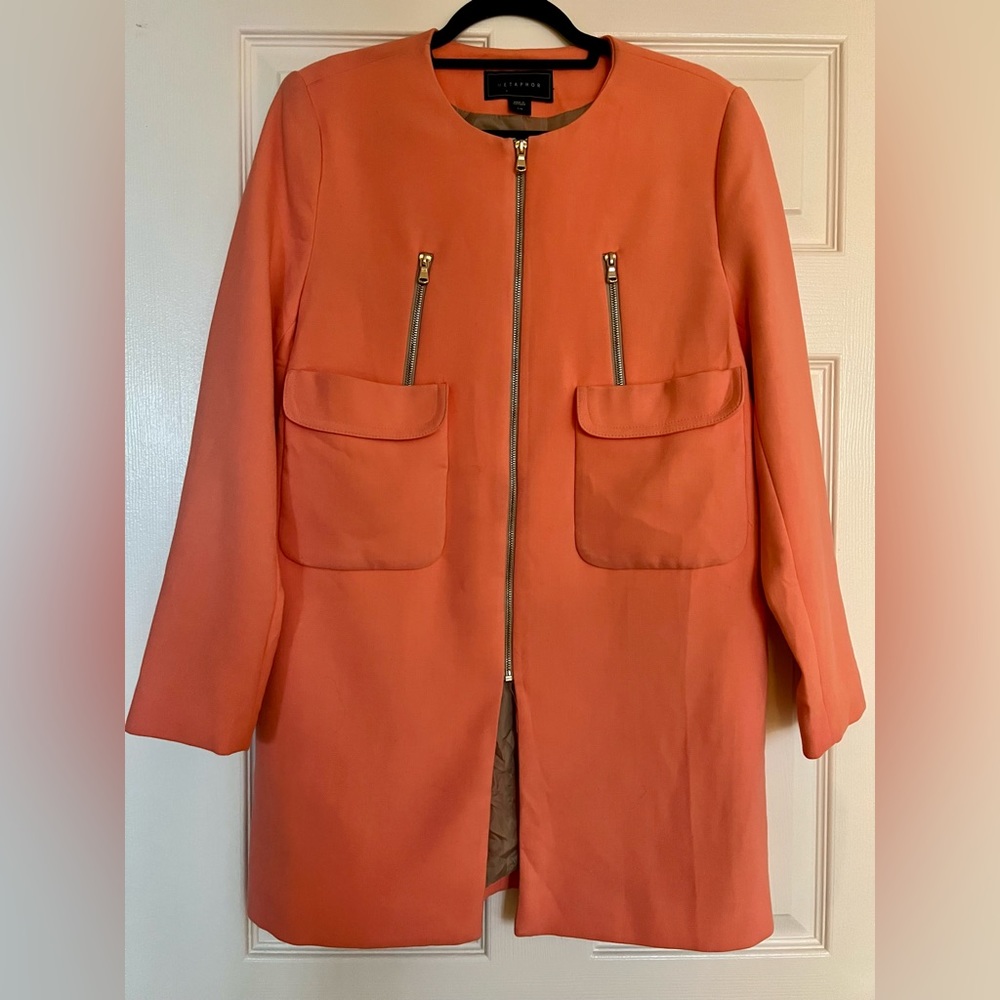 Light coral coat